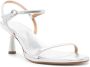 Aeyde Zilveren Hakken Sandalen Gray Dames - Thumbnail 2