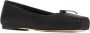 Aeyde Zwarte Ballet Flats Vierkante Neus Strik Black Dames - Thumbnail 2