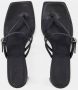 Aeyde Zwarte Leren Sandalen Slip-On Stijl Black Dames - Thumbnail 4