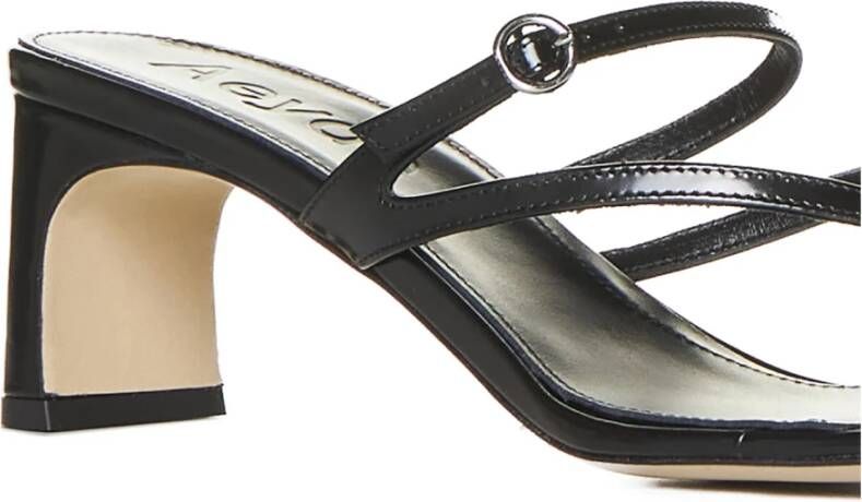 aeyde Zwarte Sandalen Giselle Black Dames