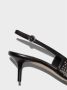 Aeyde Zwarte slingback pumps met strass Black Dames - Thumbnail 3