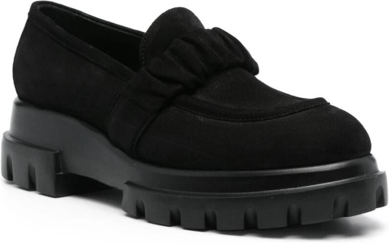 AGL Celeste Suede Loafers Black Dames