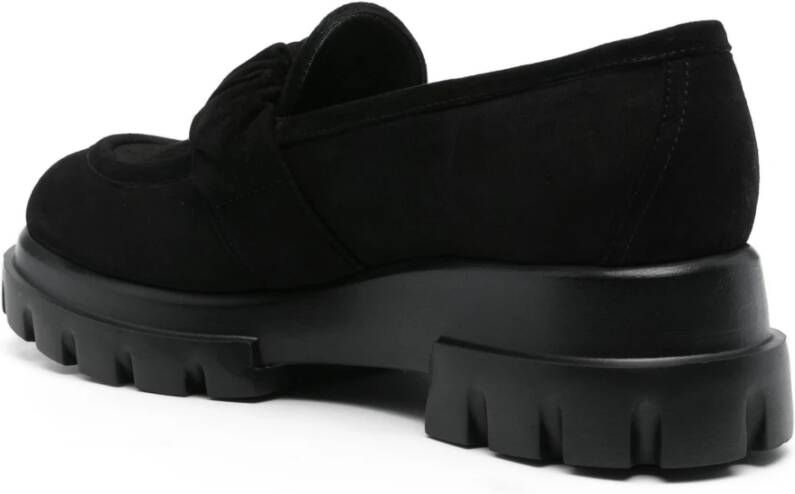 AGL Celeste Suede Loafers Black Dames