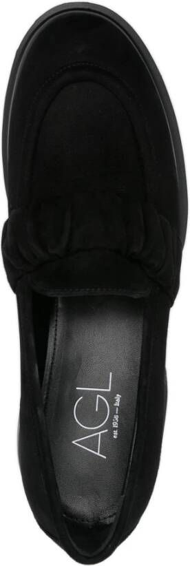 AGL Celeste Suede Loafers Black Dames