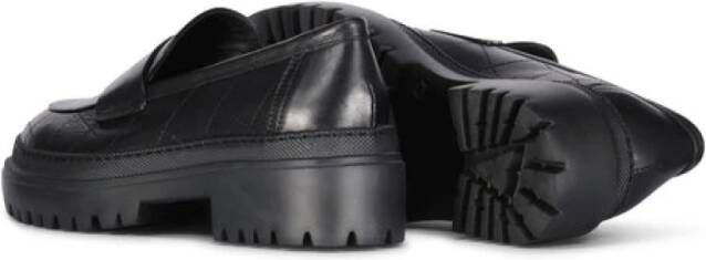 AGL Gestikte Leren Loafers Mary Soft Black Heren