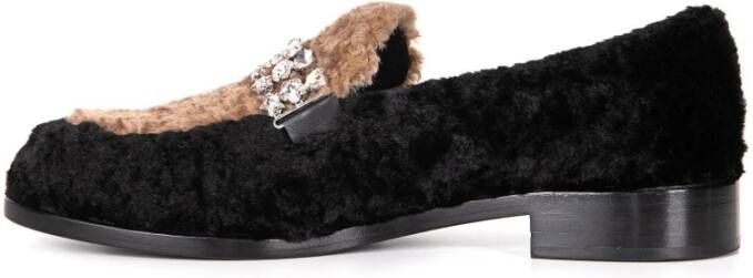 AGL Gevoerde Loafers Black Dames