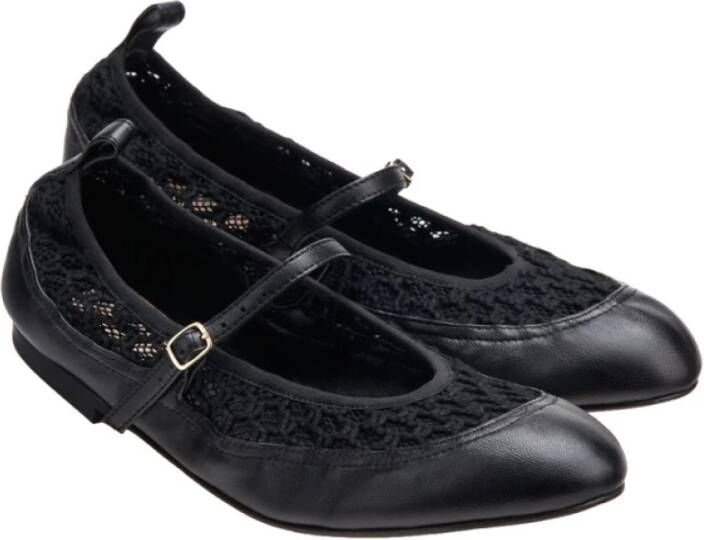 AGL Lamsleren Mary Janes Black Dames