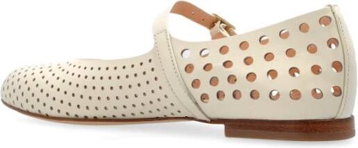 AGL Leren balletflats Milly Beige Dames