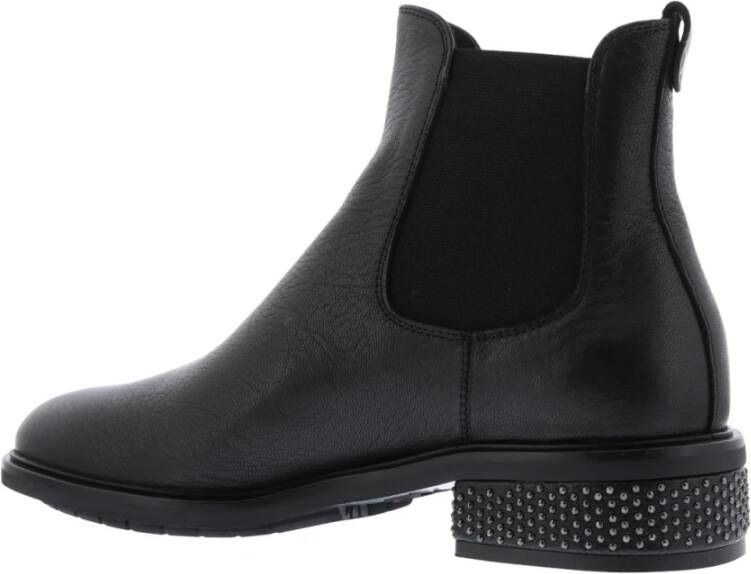 AGL Lowboots tockins-studs Zwart Dames