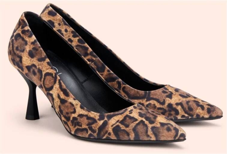 AGL Luipaardprint Pumps Schoenen Brown Dames