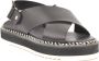 AGL Zwarte platte sandalen Marta Nero Black Dames - Thumbnail 2