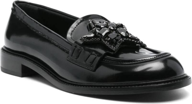 AGL Olivia Star Patent Leren Loafers Black Dames