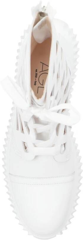 AGL Plateauschoenen Viggy White Dames