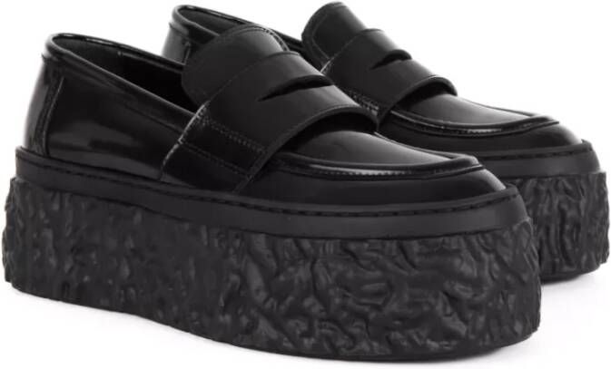 AGL Platform Loafers Black Dames