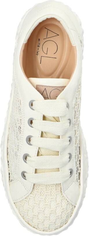 AGL Platform sneakers Magma Beige Dames