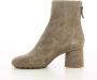 AGL Taupe Curvy Bootie Damesschoenen Beige Dames - Thumbnail 4