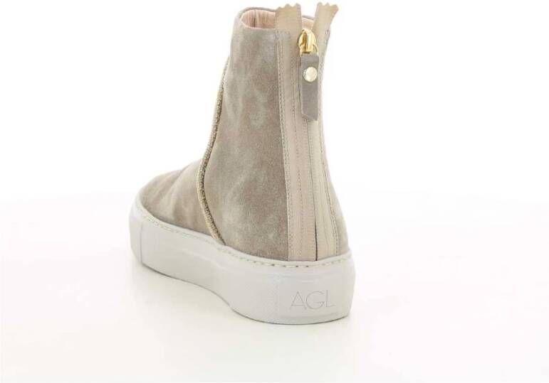 AGL Taupe Meghan Strass Damesschoenen Beige Dames