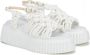 AGL Witte Flatform Sandalen voor Vrouwen White Dames - Thumbnail 2