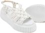 AGL Witte Flatform Sandalen voor Vrouwen White Dames - Thumbnail 5