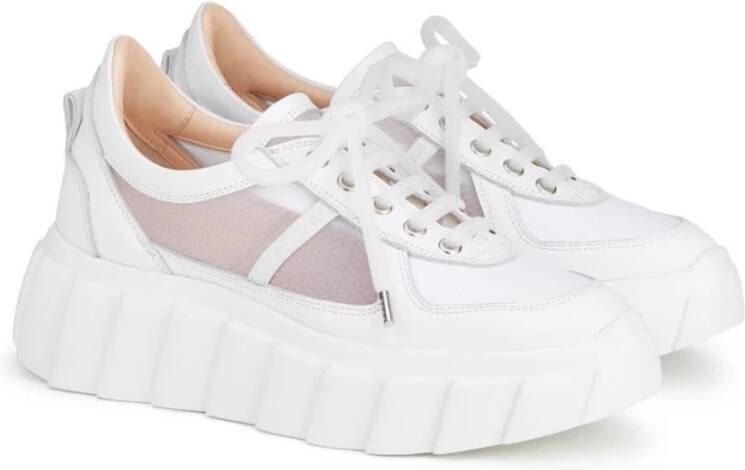 AGL Witte Grid Veterschoenen White Dames