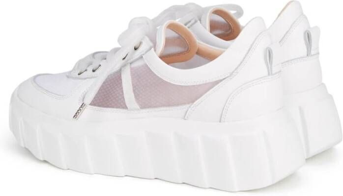 AGL Witte Grid Veterschoenen White Dames