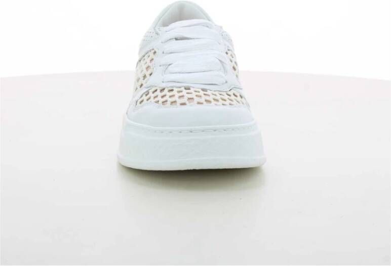 AGL Witte Mesh Damesschoenen White Dames