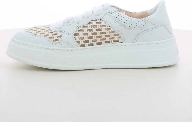 AGL Witte Mesh Damesschoenen White Dames