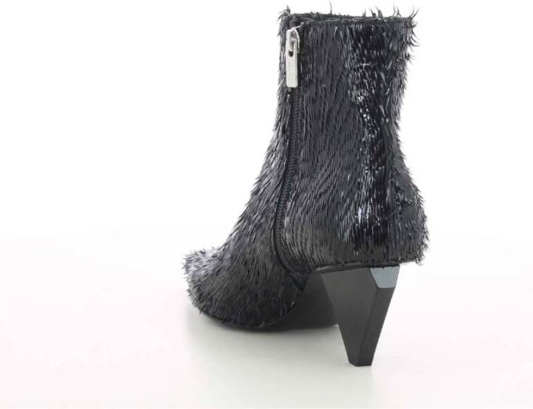 AGL Zwarte Knife Bootie Damesschoenen Black Dames