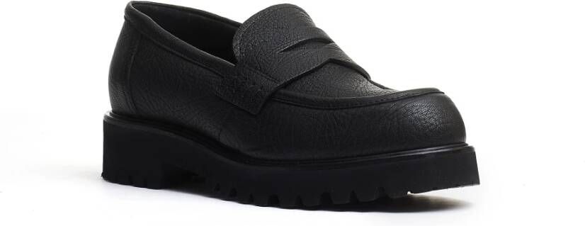 AGL Zwarte Loafer Schoenen Elegante Stijl Black Dames