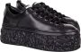 AGL Zwarte Plateau Sneakers Black Dames - Thumbnail 2