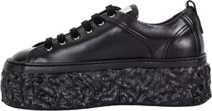 AGL Zwarte Plateau Sneakers Black Dames