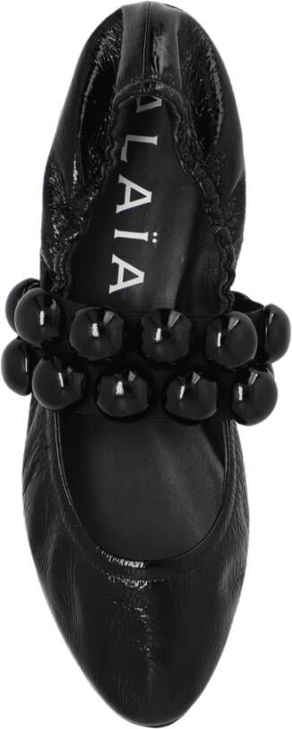 Alaïa Ballerina's met decoratieve afwerking Black Dames