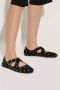 Alaïa Ballet Flats Criss-Cross Black Dames - Thumbnail 2