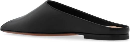 Alaïa Leren pantoffels Black Dames