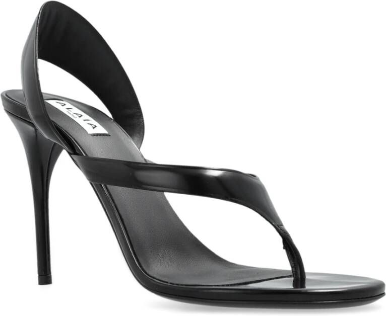 Alaïa Leren sandalen Black Dames