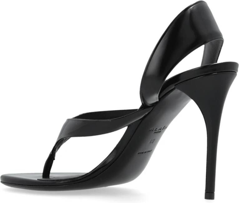 Alaïa Leren sandalen Black Dames