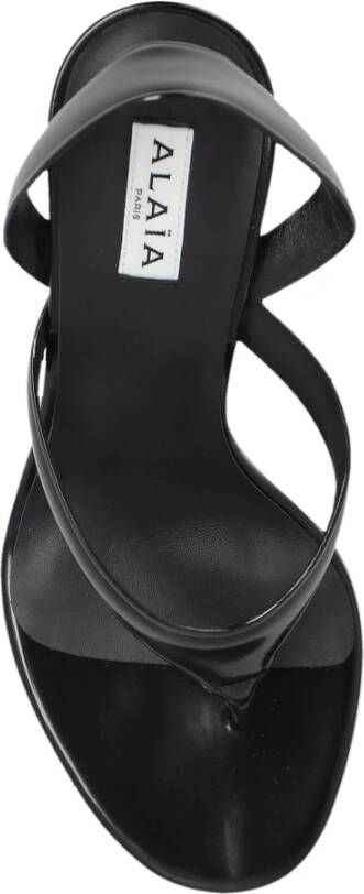 Alaïa Leren sandalen Black Dames