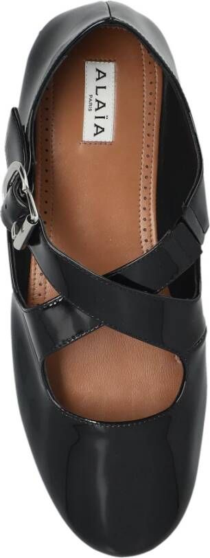 Alaïa Leren schoenen Black Dames