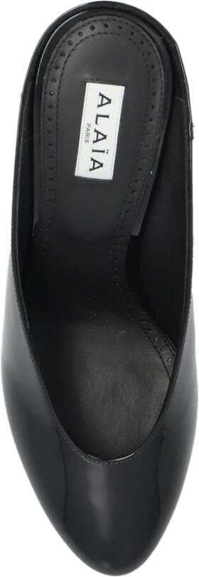 Alaïa Patent hakken muiltjes Black Dames