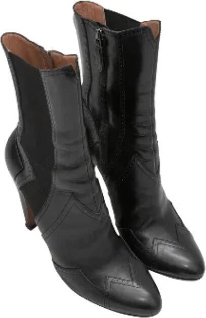 Alaïa Pre-owned Leather boots Black Dames