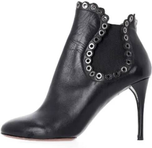 Alaïa Pre-owned Leather boots Black Dames