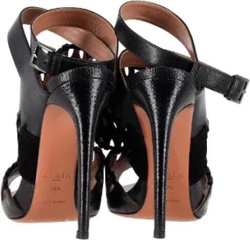 Alaïa Pre-owned Leather heels Black Dames