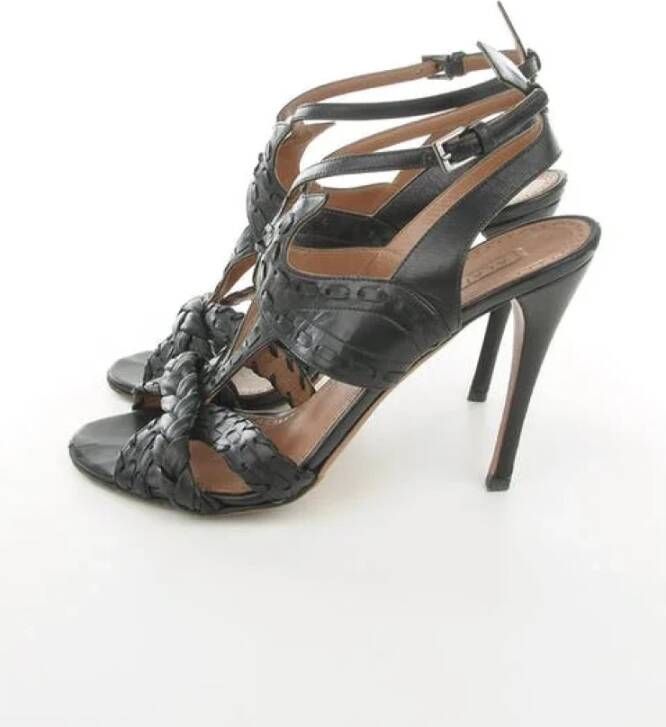 Alaïa Pre-owned Leather heels Black Dames