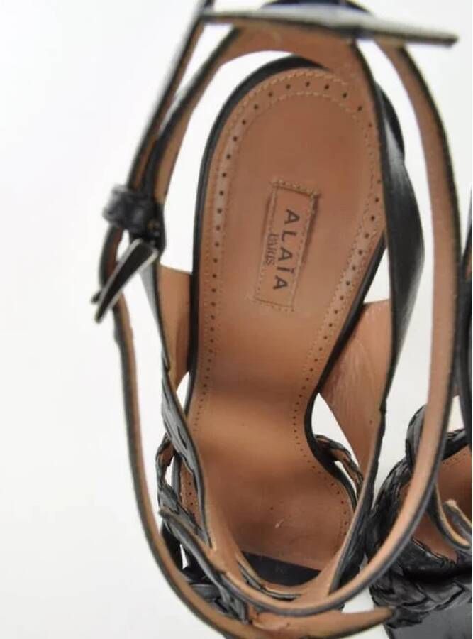 Alaïa Pre-owned Leather heels Black Dames