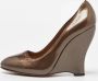 Alaïa Pre-owned Leather heels Brown Dames - Thumbnail 2