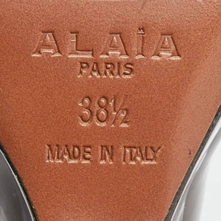 Alaïa Pre-owned Leather heels Brown Dames