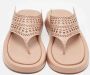 Alaïa Pre-owned Leather sandals Beige Dames - Thumbnail 3