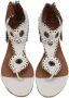 Alaïa Pre-owned Leather sandals White Dames - Thumbnail 2