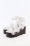 Alaïa Pre-owned Leather sandals White Dames - Thumbnail 4