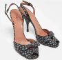 Alaïa Pre-owned Raffia sandals Black Dames - Thumbnail 3